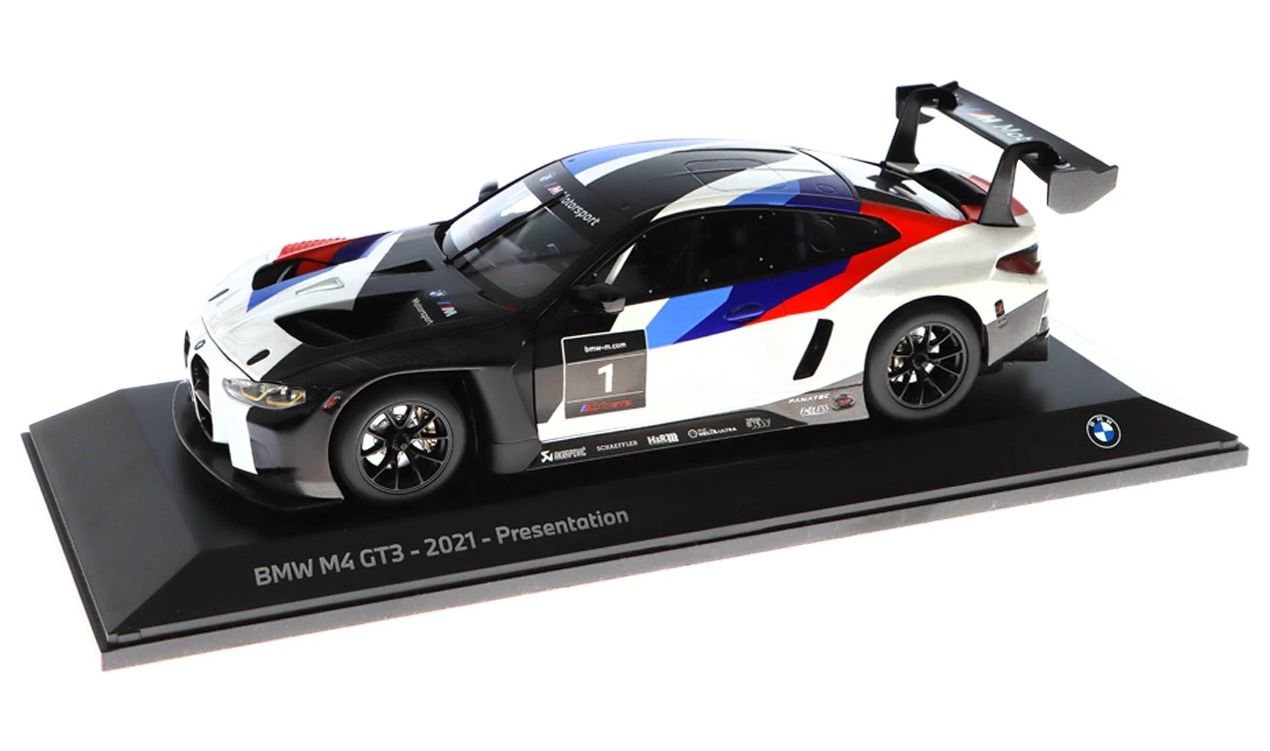 Miniatura BMW M3 G80 Azul - OEM 80435A5D002. Original BMW.