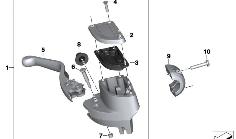 Schwarze Abdeckung OEM 32725A76CB5 für BMW R 18b, R 18 Classic Motorräder und mehr. Original BMW Motorrad.