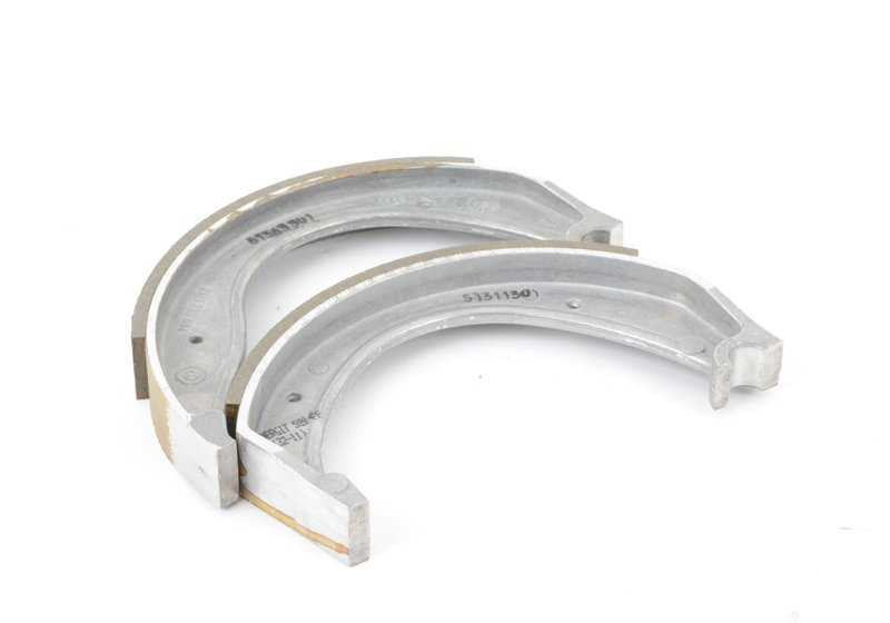 Kit di scarpe freno posteriore senza amianto OEM 34212310523 per BMW Motorrad R248: R50, R50/2, R60, R60/2, R69, R69S. BMW originale.
