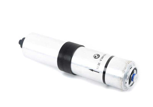 Fuel filter cartridge OEM 13328584874 for BMW E90, E91, E92, E93, X1 E84, X3 F25, X4 F26. Genuine BMW.