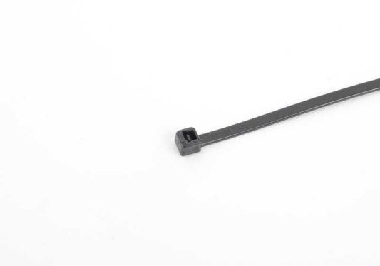Cable tie for BMW F40, F44, F45, F46, G20, G21, F33, F83, E60N, E61N, G90, E65, G70, E84, F48, E83N, G05, F39 and MINI F54, F55, F56, F60, R50, R52, R53 (OEM 61138375986). Original BMW