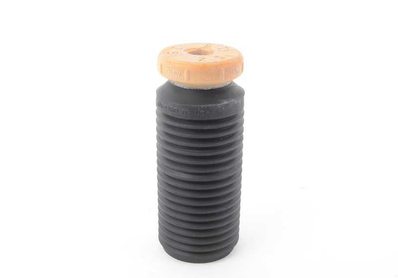Tope de suspensión trasera con tubo protector OEM 33536865130 para BMW F15 y F16 (X5, X6). Compatible con sDrive25d, xDrive25d, xDrive28i, xDrive30d. Original BMW.