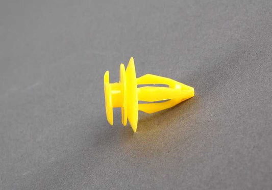 Clip de fijación amarillo OEM 51418172050 para BMW E39, Z8, MINI Paceman R61... y más. Original BMW y MINI.