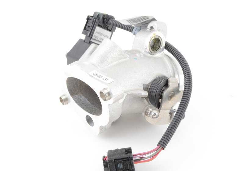 Cuerpo de mariposa con sensor Hall OEM 13547841815 para BMW E60, E61, E63, E64. Pieza original BMW.