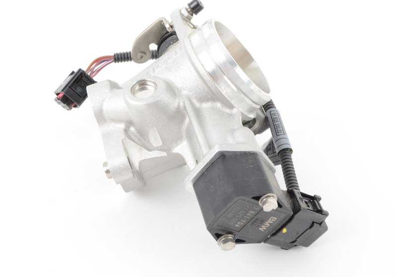 Cuerpo de mariposa con sensor Hall OEM 13547841815 para BMW E60, E61, E63, E64. Pieza original BMW.