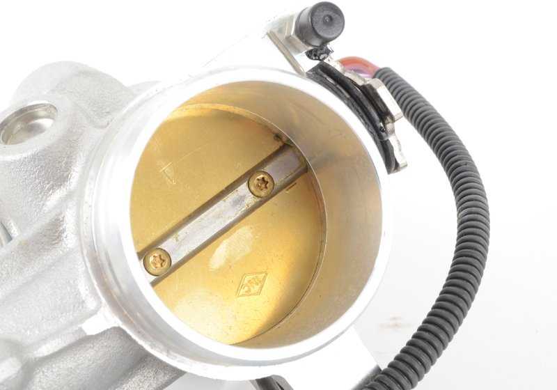 Cuerpo de mariposa con sensor Hall OEM 13547841815 para BMW E60, E61, E63, E64. Pieza original BMW.