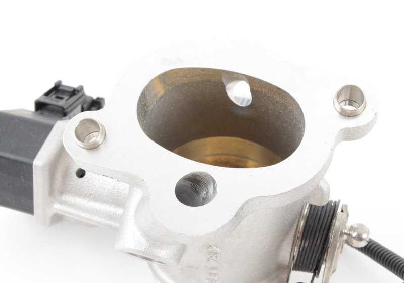 Cuerpo de mariposa con sensor Hall OEM 13547841815 para BMW E60, E61, E63, E64. Pieza original BMW.