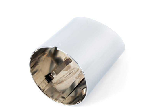 Embellecedor de escape cromado OEM 18307582246 para BMW X5 E70 3.0d, 3.0sd, 3.0si. Compatible con modelos fabricados entre 2006 y 2010. Original BMW.