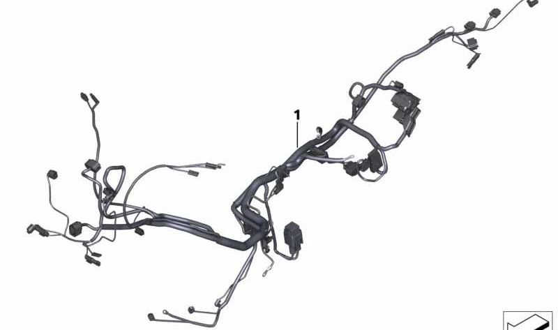 Hauptkabel Mazo 61111692822 für BMW F 900 R BMMits, F 900 R A2. Originaler BMW Motorrad.