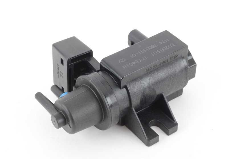 OEM pressure control valve 11747805391 for BMW E81, E82, E87, E88, E90, E91, E92, E93, E60, E61, E83, E70. Original BMW.