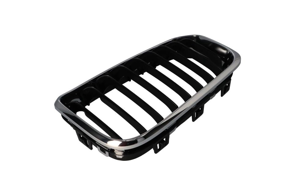 Rejilla embellecedora izquierda OEM 51137371685 para BMW F20, F21. Original BMW.