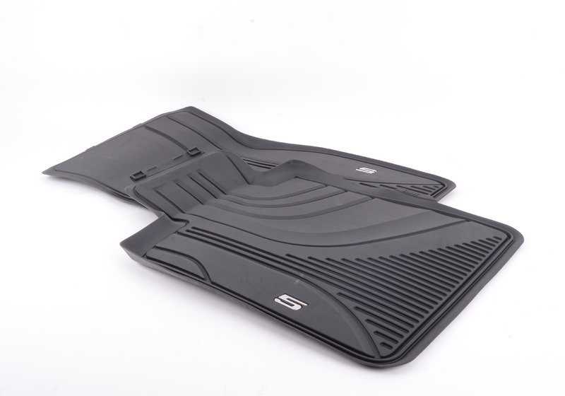 Alfombrillas de goma (Allwetterfußmatten) OEM 51472414218 para BMW F90, G30, G31, G38. Original BMW.