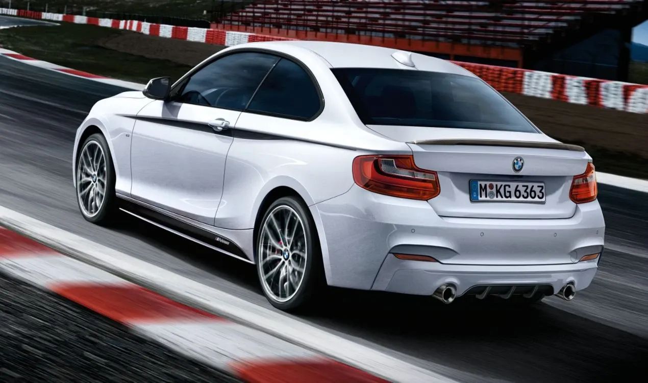 M Performance Akcentstreifen for BMW 1 Series F21, F21N, 2 Series F22, F23 (OEM 51142406145). Genuine BMW.