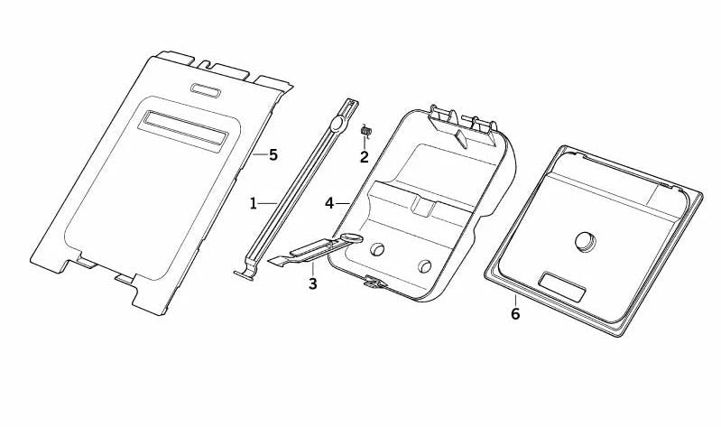 OEM -Schließfeder 72608106896 für BMW E30, E36, E34, E24, E32. Original BMW.