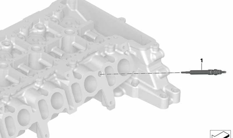 OEM 12230035934 preheating spark plug all compatible models: E81, E82, E87, E88, F20, F21, F22, F23, F45, F46, E90, E91, E92, E93, F30, F31, F34, G20, G21, F32, F33 , F36, G26, E60, E61, F07, F10, F11, G30, G31, F06, F12, F13, G3, G3