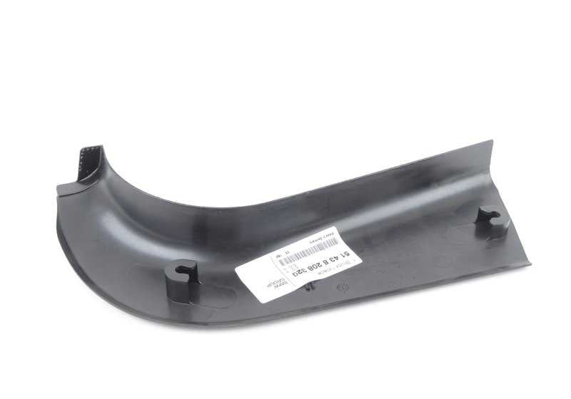 Panel lateral derecho negro OEM 51438208320 para BMW E39. Pieza original BMW.