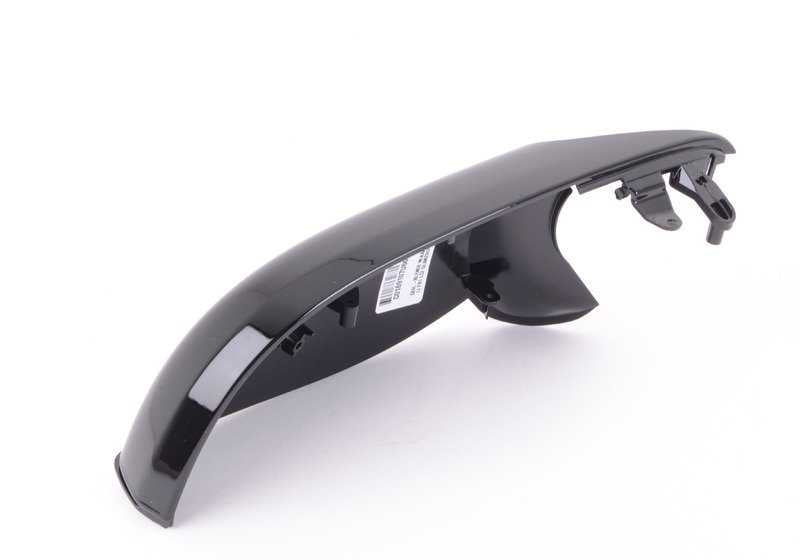 Carcasa inferior izquierda de espejo retrovisor OEM 51167308655 para BMW F07, F10, F11, F18, F06, F12, F13, F01, F02. Acabado Shadow-Line. Original BMW.