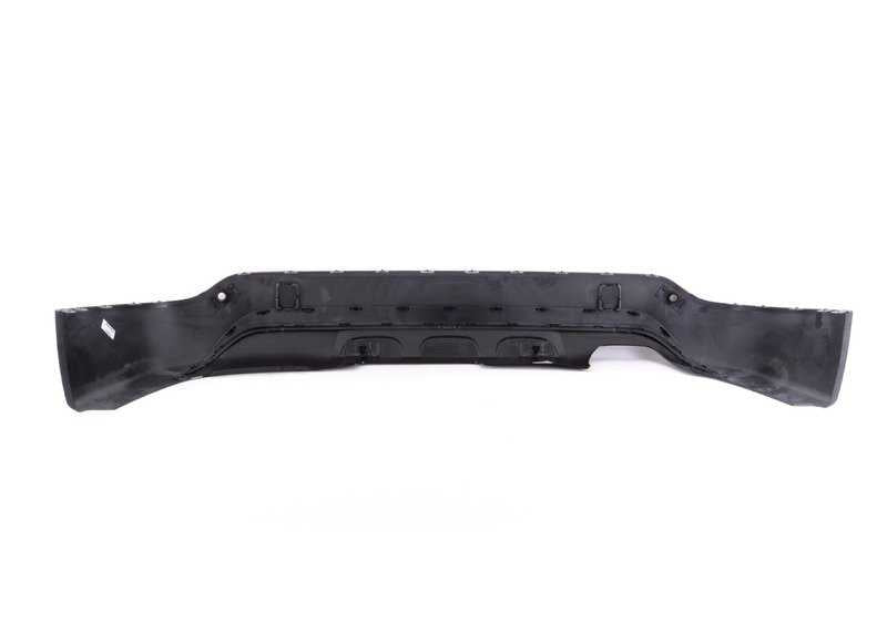 Difusor trasero inferior OEM 51127345044 para BMW X1 E84. Compatible con versiones Sportline y sensores de aparcamiento (PDC). Pieza original BMW.