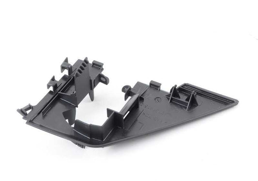 Tapa embellecedora exterior izquierda OEM 52109151437 para BMW E93 318i, 320d, 320i. Compatible con motores N43, N47, N46T. Modelos con cambio manual y automático. Original BMW.