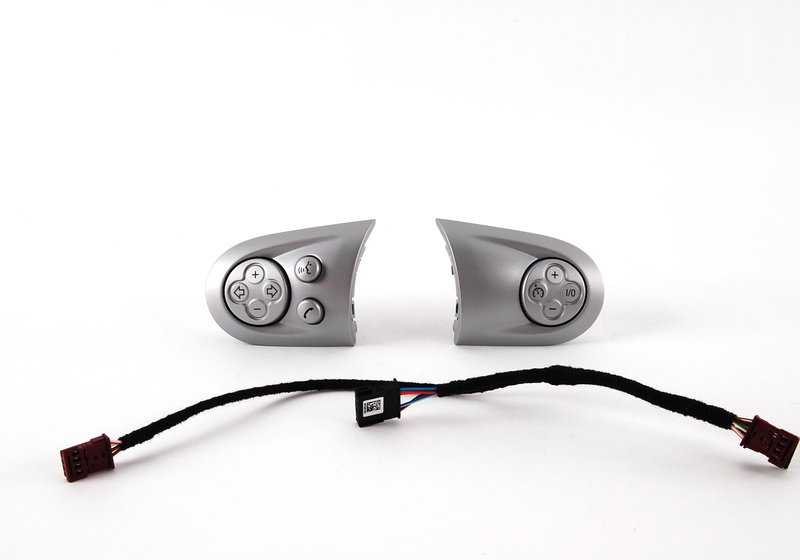 Juego interior multifunción para volante deportivo OEM 32309200098 para MINI R56, R56 LCI, Clubman R55, Cabrio R57... y más. Original MINI.