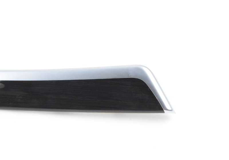 Embellecedor de puerta delantera derecha en madera Fineline OEM 51417225548 para BMW F10, F11, F18. Original BMW