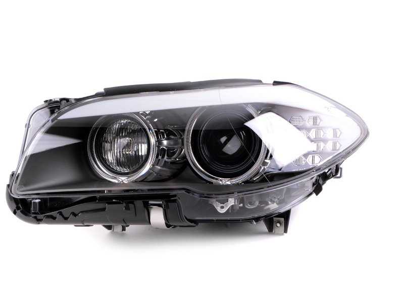 Faros delanteros Xenón AHL izquierdo OEM 63117271903 para BMW F10, F11. Original BMW.