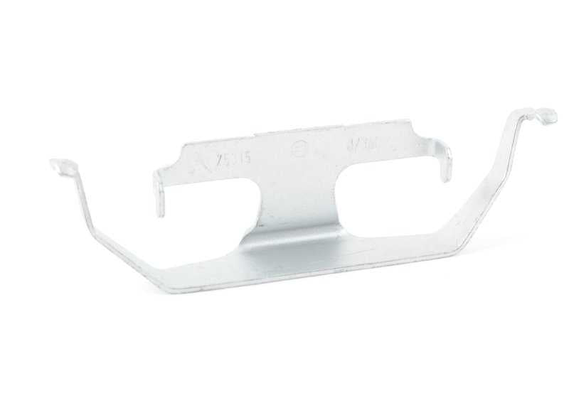 Resorte sujeción pastillas de freno OEM 34216850975 para BMW F30, F31, F32, F33, F34, F36. Compatible con versiones 330d y 330d xDrive. Original BMW.