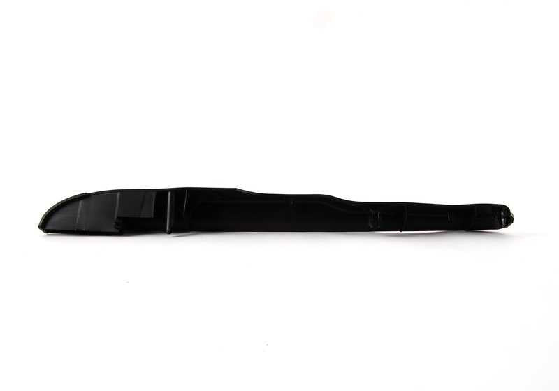 Tapa embellecedora guía asiento derecho OEM 52108248212 para BMW E46, E63, E64. Original BMW.