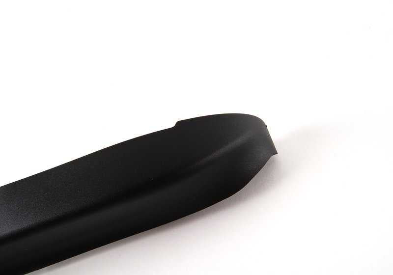 Tapa embellecedora guía asiento derecho OEM 52108248212 para BMW E46, E63, E64. Original BMW.