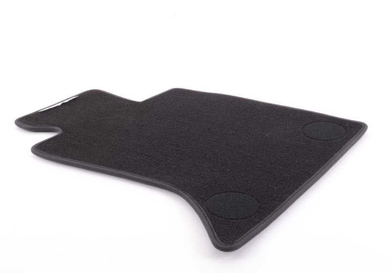 Alfombrilla de terciopelo lado conductor OEM 51477230451 para BMW F10, F10N, F11, F11N, F18N. Color antracita. Original BMW.