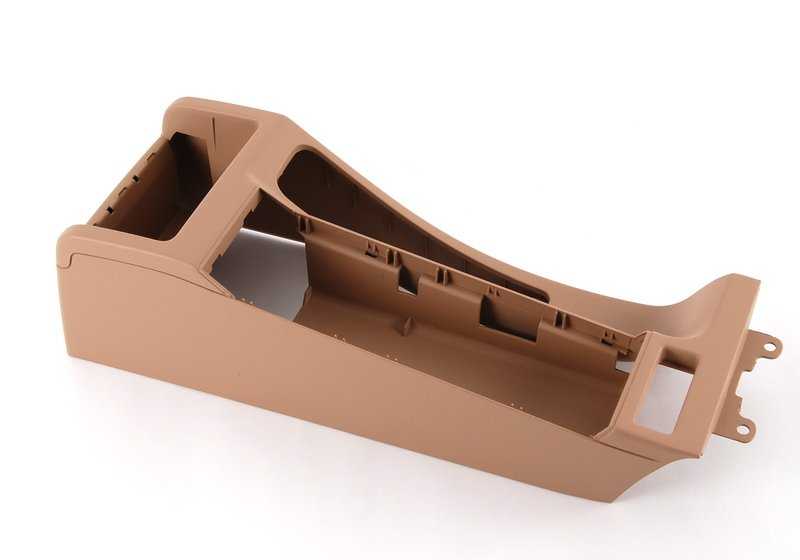 Console courte Hellbeige OEM 51168234155 pour BMW 3 E46 (316ci, 316i et plus). BMW d'origine.