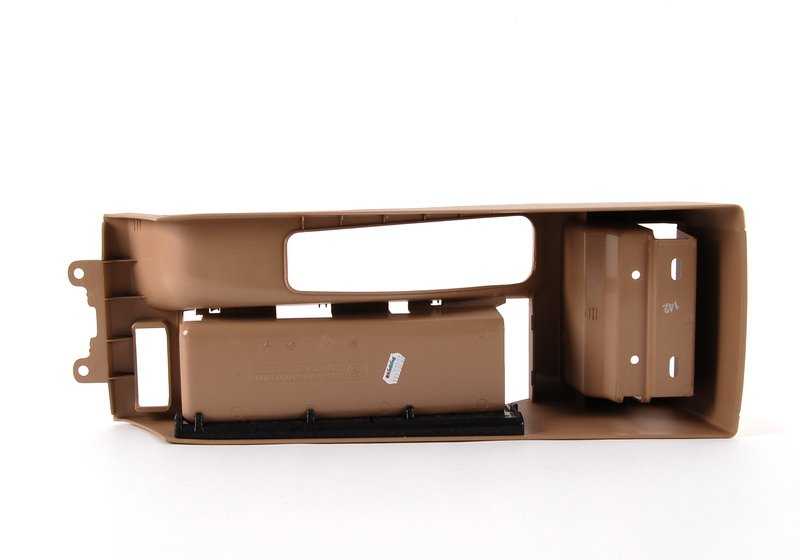 Console courte Hellbeige OEM 51168234155 pour BMW 3 E46 (316ci, 316i et plus). BMW d'origine.