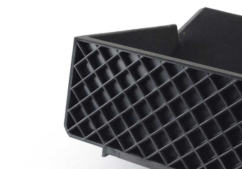 Guantero de cuero sintético OEM 51167143320 para BMW E39. Repuesto original BMW.