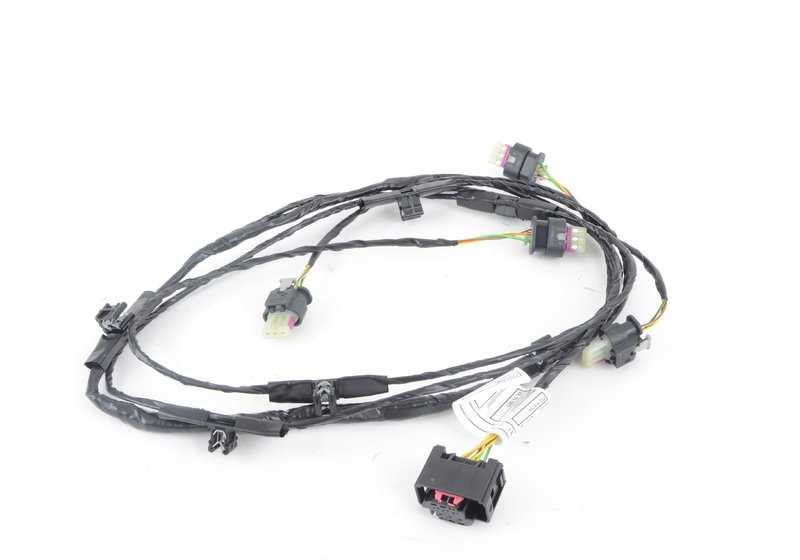 Rear PDC wiring harness for BMW E70 (OEM 61129209210). Original BMW