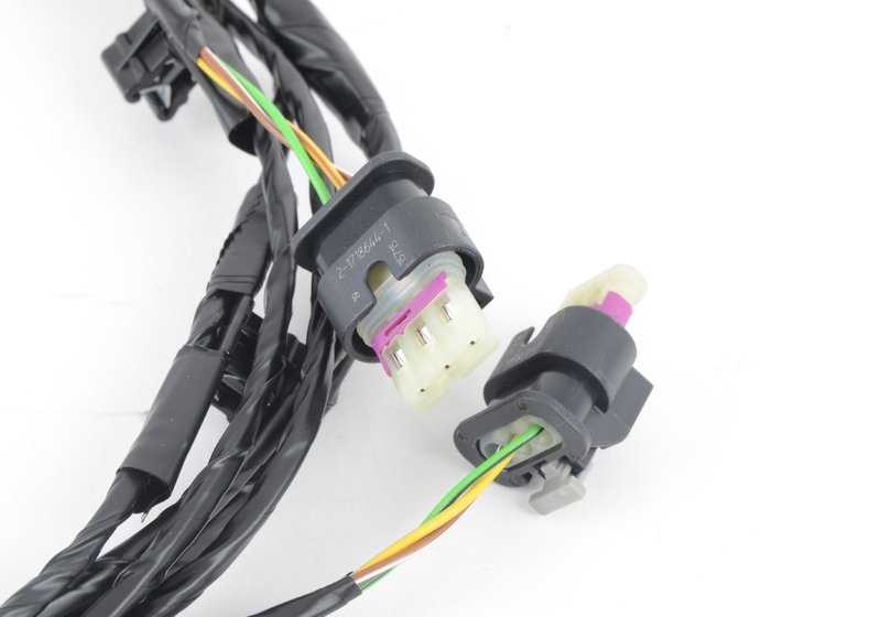 Rear PDC wiring harness for BMW E70 (OEM 61129209210). Original BMW