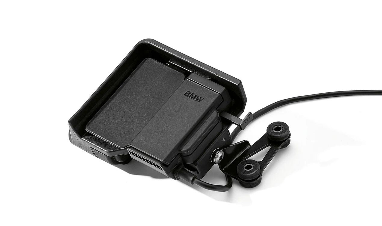 Kit de preparación para navegador GPS OEM 77528555507 para BMW Motorrad R 1200 GS (K50), R 1200 GS Adventure (K51), R 1250 GS, R 1250 GS Adventure. Original BMW Motorrad.