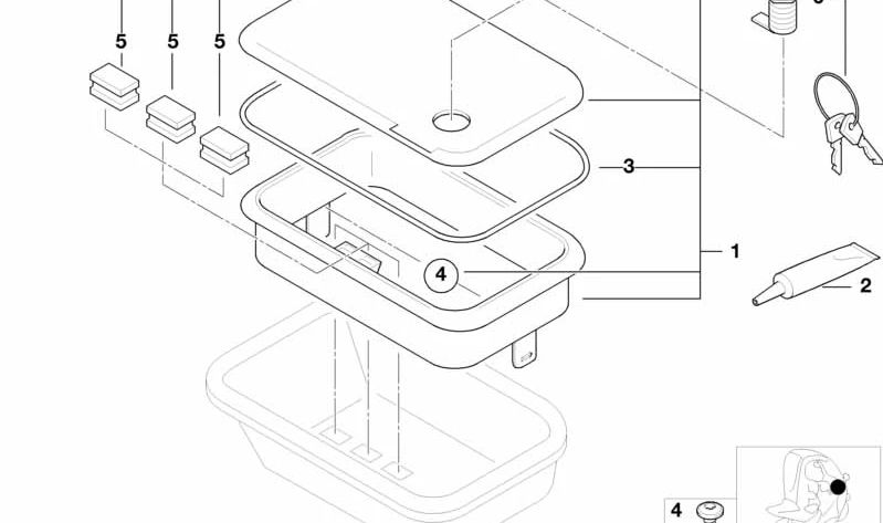 Parafuso de corte OEM 71607663799 para BMW Motorrad C1, R1300GS, S1000XR, M1000XR. Originais BMW Motorrad.