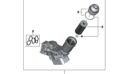 Juego de juntas OEM 11429886567 para BMW G42, G20, G20N, G21, G21N, G28, G28N, G22, G22N, G23, G23N, G26, G26N, G30, G30N, G31, G31N, G38N, G60, G61, G68, G32, G32N, G11N, G12N, G01, G01N, G08, G08N, G45, G02, G02N, G05, G18, G18N, G06, G06N, G29. Ou