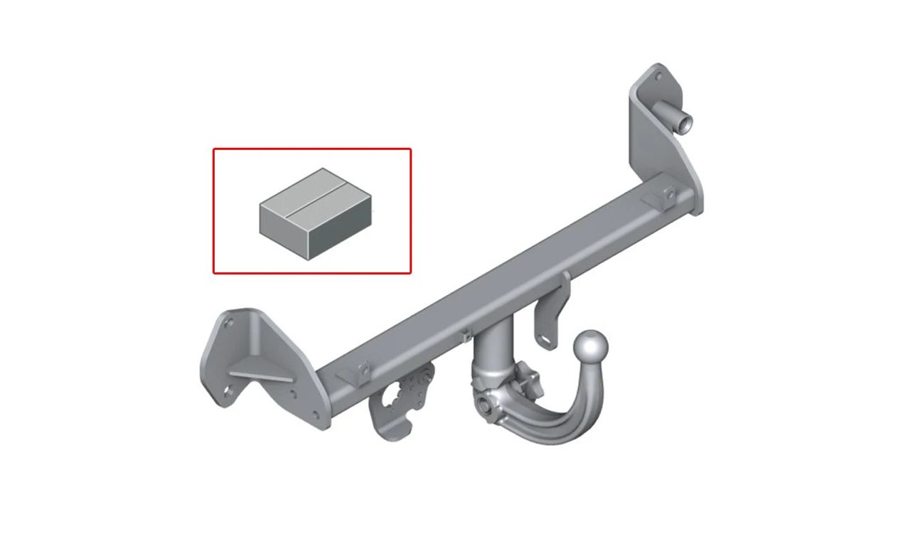 Kit de câblage électrique 71602358778 pour BMW X3 F25 (modèles XDrive28i, SDRIVE18D, SDRIVE20I). Nécessaire pour la balle de remorquage. BMW d'origine.