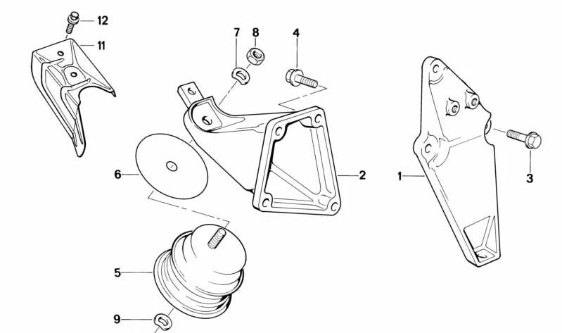 Protector térmico OEM 11811137771 para BMW E30. Original BMW.