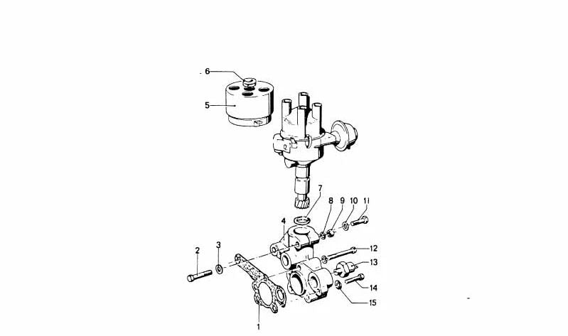 Interruptor de presión de aceite OEM 61311350385 para BMW R50. Original BMW.