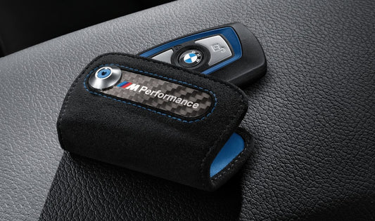 Estuche De Llave Carbono/alcantara Original Bmw ///m Performance. Para La Serie F... Accesorios