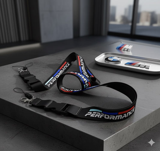 Lanyard ///M Performance BMW – Blanco o Negro
