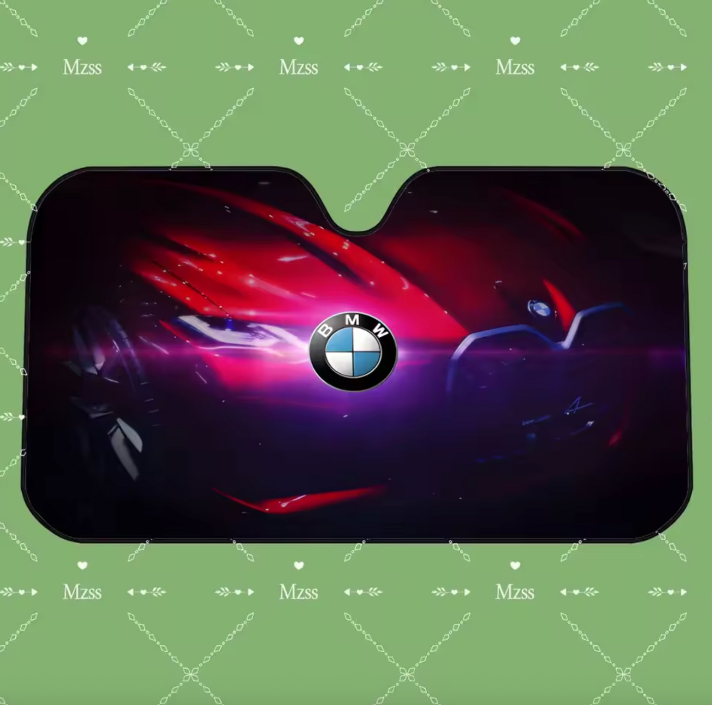 Parasol Plegable 130x70cm para BMW – Protección Solar con Diseños Exclusivos