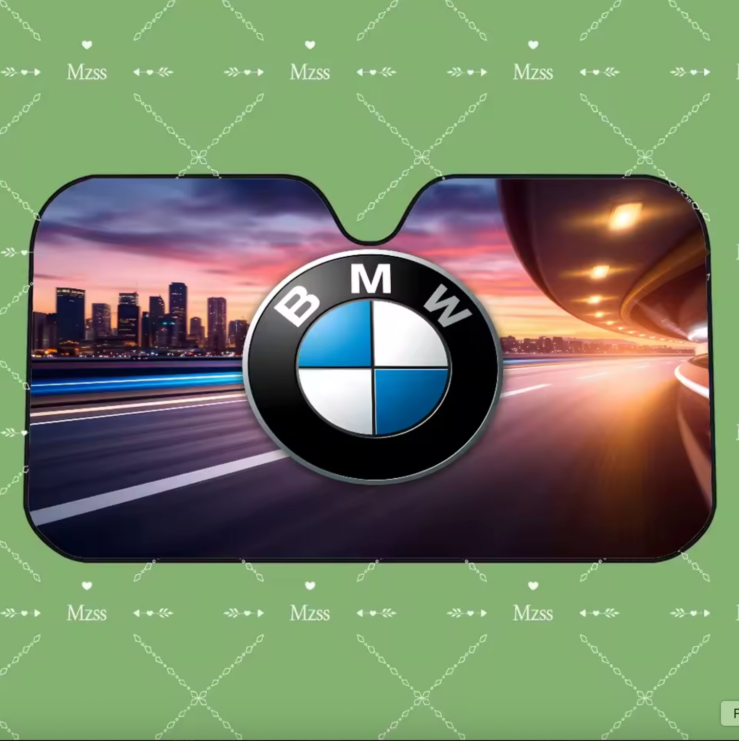 Parasol Plegable 130x70cm para BMW – Protección Solar con Diseños Exclusivos