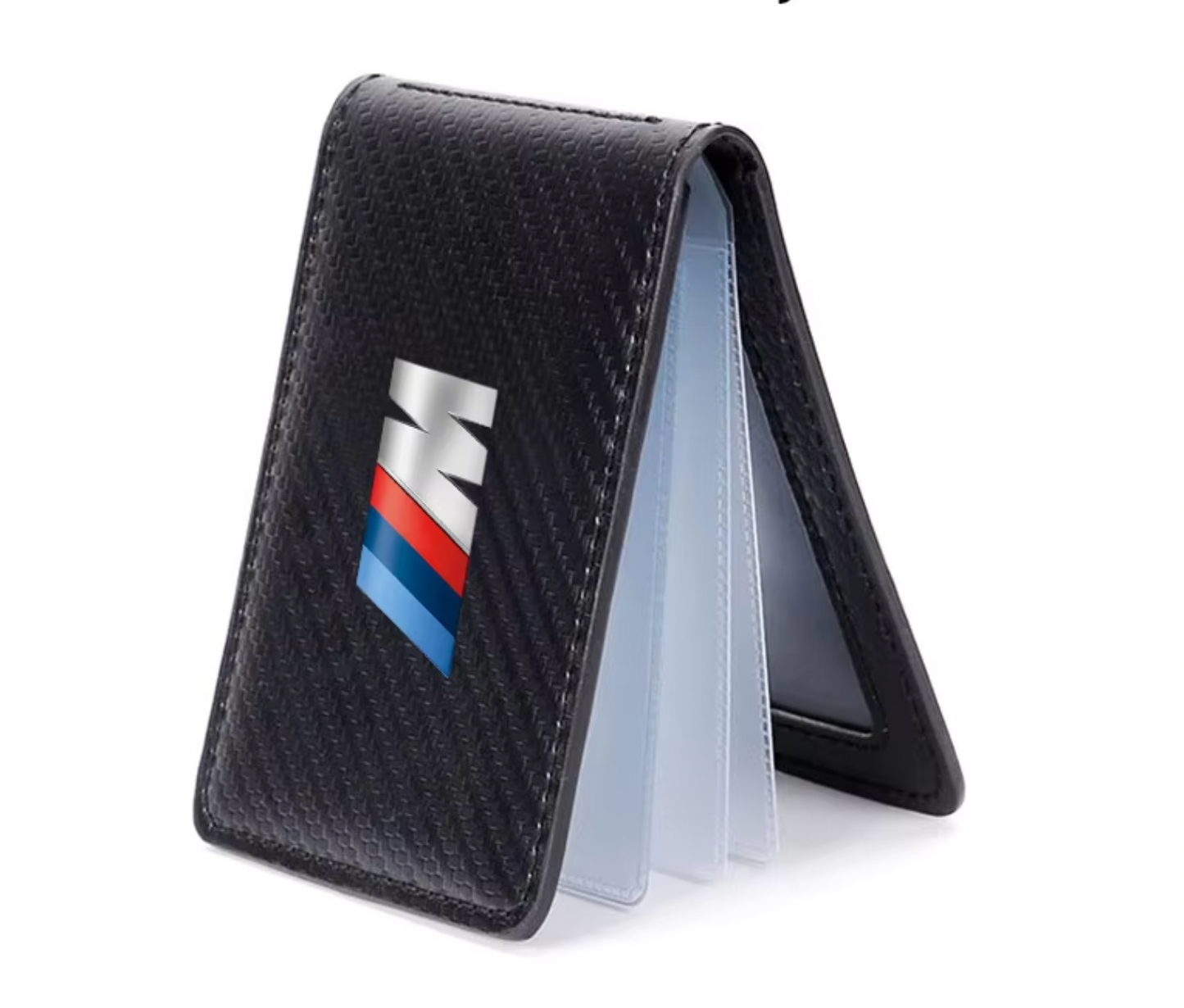 BMW M Carbon Fiber Effect Card Holder Wallet - ///M