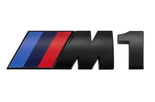 Emblema Trasero ///M (M1, M2, M3, M4, M5, M6 y M7) en Negro – Compatible con BMW