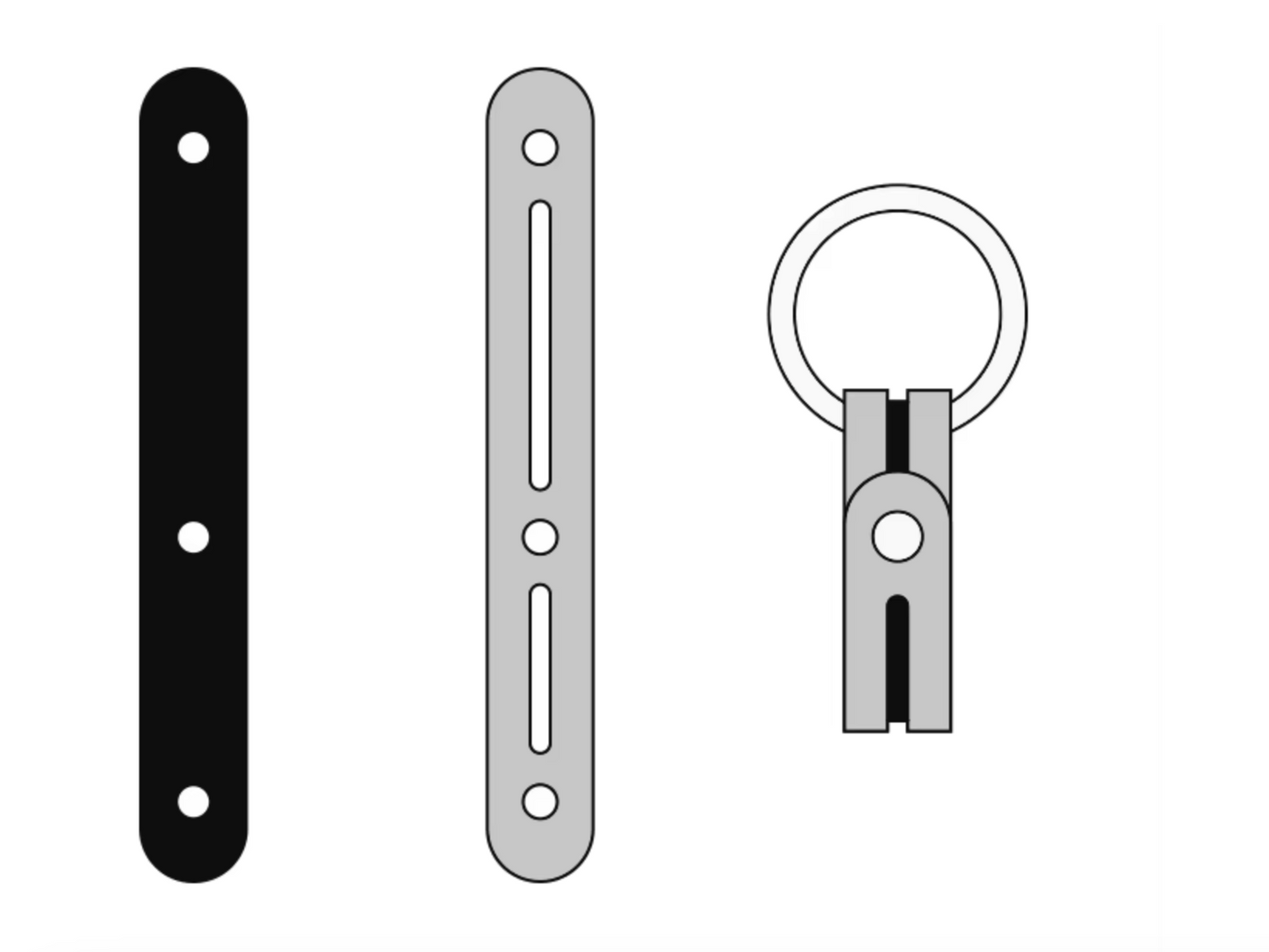 Llavero Alcantara elegante para BMW