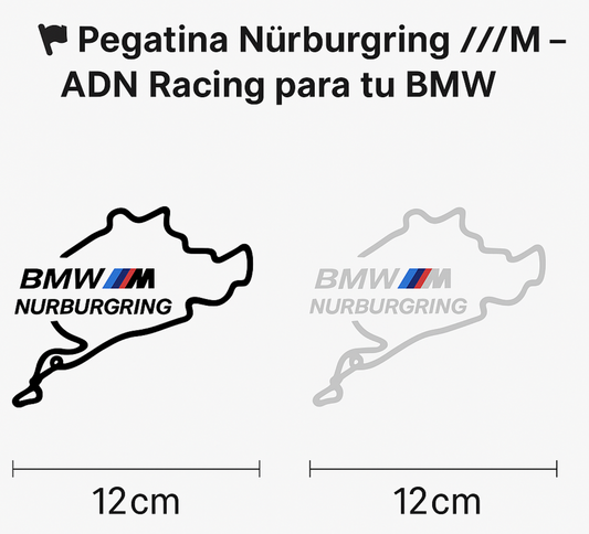 Pegatina Nürburgring ///M – ADN Racing para tu BMW