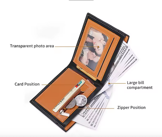 Cartera Estilo BMW ///M con Acabado Carbono – Compacta, Elegante y Funcional